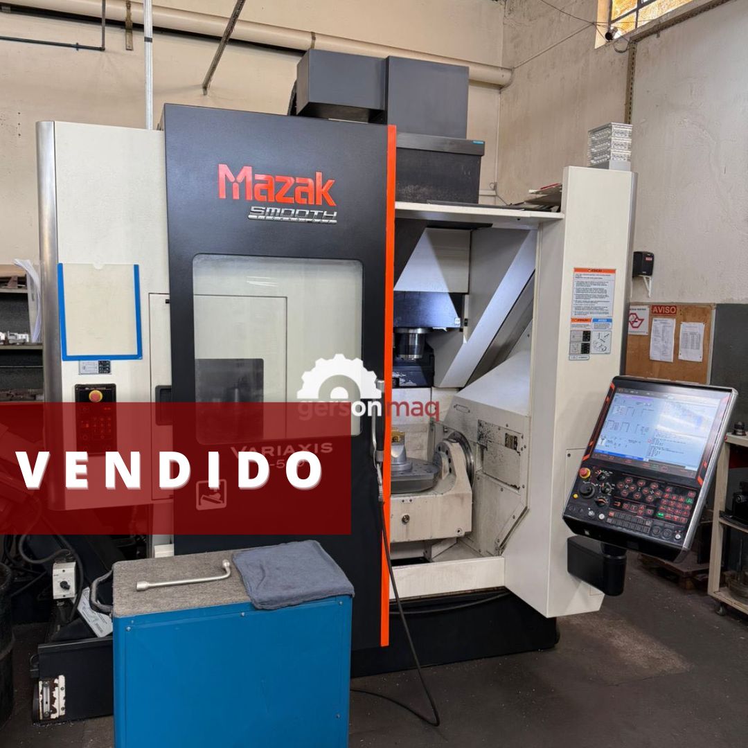 CENTRO DE USINAGEM 5 EIXOS MAZAK J500 5X - ANO 2016 - 4 mil horas de uso